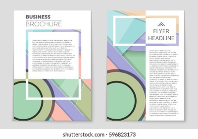 Abstract vector layout background set. For art template design, list, front page, mockup brochure theme style, banner, idea, cover, booklet, print, flyer, book, blank, card, ad, sign, sheet,, a4.