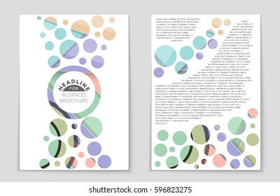 Abstract vector layout background set. For art template design, list, front page, mockup brochure theme style, banner, idea, cover, booklet, print, flyer, book, blank, card, ad, sign, sheet,, a4.