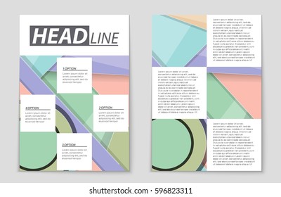 Abstract vector layout background set. For art template design, list, front page, mockup brochure theme style, banner, idea, cover, booklet, print, flyer, book, blank, card, ad, sign, sheet,, a4.