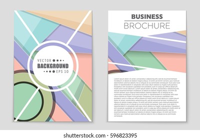 Abstract vector layout background set. For art template design, list, front page, mockup brochure theme style, banner, idea, cover, booklet, print, flyer, book, blank, card, ad, sign, sheet,, a4.