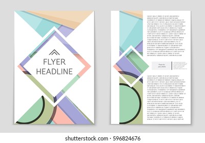 Abstract vector layout background set. For art template design, list, front page, mockup brochure theme style, banner, idea, cover, booklet, print, flyer, book, blank, card, ad, sign, sheet,, a4.
