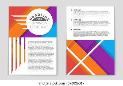 Abstract vector layout background set. For art template design, list, front page, mockup brochure theme style, banner, idea, cover, booklet, print, flyer, book, blank, card, ad, sign, sheet,, a4.