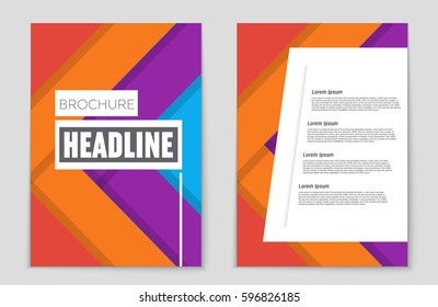 Abstract vector layout background set. For art template design, list, front page, mockup brochure theme style, banner, idea, cover, booklet, print, flyer, book, blank, card, ad, sign, sheet,, a4.