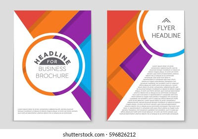 Abstract vector layout background set. For art template design, list, front page, mockup brochure theme style, banner, idea, cover, booklet, print, flyer, book, blank, card, ad, sign, sheet,, a4.