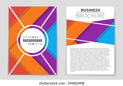 Abstract vector layout background set. For art template design, list, front page, mockup brochure theme style, banner, idea, cover, booklet, print, flyer, book, blank, card, ad, sign, sheet,, a4.