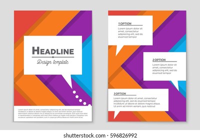 Abstract vector layout background set. For art template design, list, front page, mockup brochure theme style, banner, idea, cover, booklet, print, flyer, book, blank, card, ad, sign, sheet,, a4.