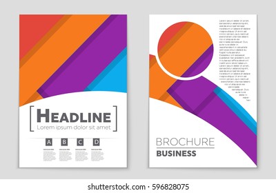 Abstract vector layout background set. For art template design, list, front page, mockup brochure theme style, banner, idea, cover, booklet, print, flyer, book, blank, card, ad, sign, sheet,, a4.