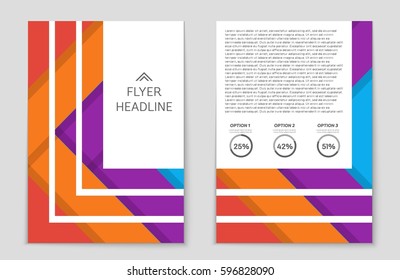 Abstract vector layout background set. For art template design, list, front page, mockup brochure theme style, banner, idea, cover, booklet, print, flyer, book, blank, card, ad, sign, sheet,, a4.
