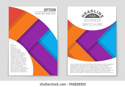 Abstract vector layout background set. For art template design, list, front page, mockup brochure theme style, banner, idea, cover, booklet, print, flyer, book, blank, card, ad, sign, sheet,, a4.