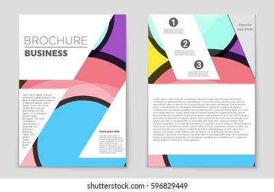 Abstract vector layout background set. For art template design, list, front page, mockup brochure theme style, banner, idea, cover, booklet, print, flyer, book, blank, card, ad, sign, sheet,, a4.