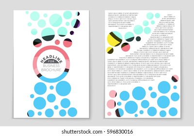 Abstract vector layout background set. For art template design, list, front page, mockup brochure theme style, banner, idea, cover, booklet, print, flyer, book, blank, card, ad, sign, sheet,, a4.