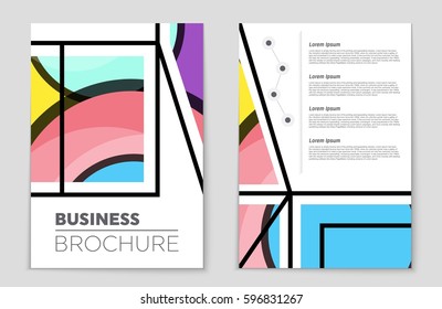 Abstract vector layout background set. For art template design, list, front page, mockup brochure theme style, banner, idea, cover, booklet, print, flyer, book, blank, card, ad, sign, sheet,, a4.
