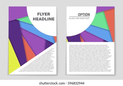 Abstract vector layout background set. For art template design, list, front page, mockup brochure theme style, banner, idea, cover, booklet, print, flyer, book, blank, card, ad, sign, sheet,, a4.