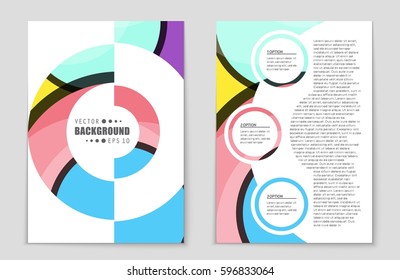 Abstract vector layout background set. For art template design, list, front page, mockup brochure theme style, banner, idea, cover, booklet, print, flyer, book, blank, card, ad, sign, sheet,, a4.