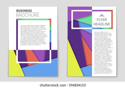 Abstract vector layout background set. For art template design, list, front page, mockup brochure theme style, banner, idea, cover, booklet, print, flyer, book, blank, card, ad, sign, sheet,, a4.