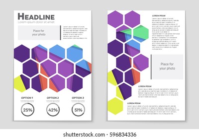 Abstract vector layout background set. For art template design, list, front page, mockup brochure theme style, banner, idea, cover, booklet, print, flyer, book, blank, card, ad, sign, sheet,, a4.