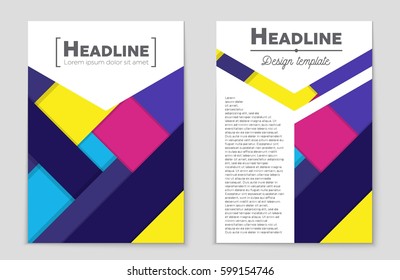 Abstract vector layout background set. For art template design, list, front page, mockup brochure theme style, banner, idea, cover, booklet, print, flyer, book, blank, card, ad, sign, sheet,, a4.