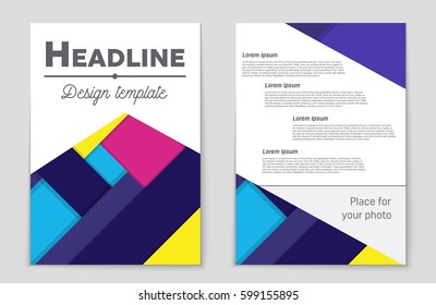 Abstract vector layout background set. For art template design, list, front page, mockup brochure theme style, banner, idea, cover, booklet, print, flyer, book, blank, card, ad, sign, sheet,, a4.