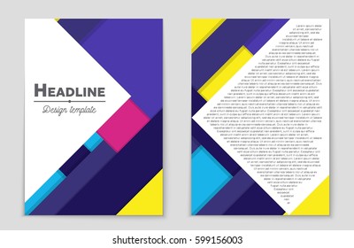 Abstract vector layout background set. For art template design, list, front page, mockup brochure theme style, banner, idea, cover, booklet, print, flyer, book, blank, card, ad, sign, sheet,, a4.