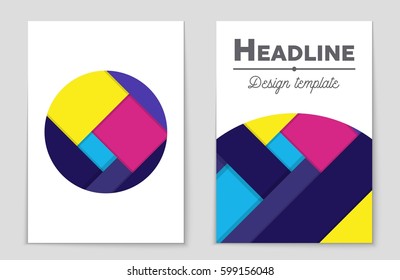 Abstract vector layout background set. For art template design, list, front page, mockup brochure theme style, banner, idea, cover, booklet, print, flyer, book, blank, card, ad, sign, sheet,, a4.