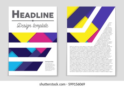Abstract vector layout background set. For art template design, list, front page, mockup brochure theme style, banner, idea, cover, booklet, print, flyer, book, blank, card, ad, sign, sheet,, a4.