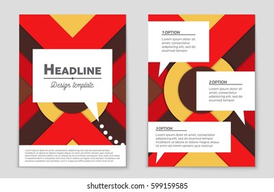 Abstract vector layout background set. For art template design, list, front page, mockup brochure theme style, banner, idea, cover, booklet, print, flyer, book, blank, card, ad, sign, sheet,, a4.