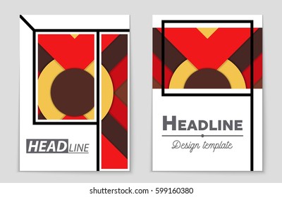 Abstract vector layout background set. For art template design, list, front page, mockup brochure theme style, banner, idea, cover, booklet, print, flyer, book, blank, card, ad, sign, sheet,, a4.