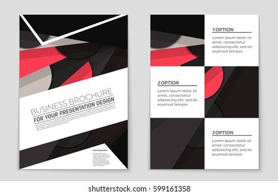 Abstract vector layout background set. For art template design, list, front page, mockup brochure theme style, banner, idea, cover, booklet, print, flyer, book, blank, card, ad, sign, sheet,, a4.