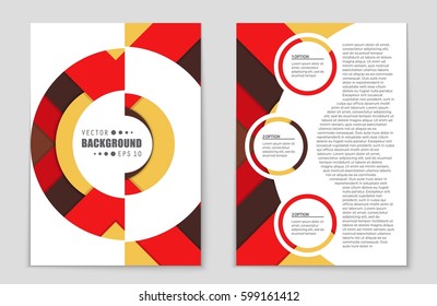 Abstract vector layout background set. For art template design, list, front page, mockup brochure theme style, banner, idea, cover, booklet, print, flyer, book, blank, card, ad, sign, sheet,, a4.