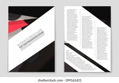 Abstract vector layout background set. For art template design, list, front page, mockup brochure theme style, banner, idea, cover, booklet, print, flyer, book, blank, card, ad, sign, sheet,, a4.