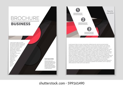 Abstract vector layout background set. For art template design, list, front page, mockup brochure theme style, banner, idea, cover, booklet, print, flyer, book, blank, card, ad, sign, sheet,, a4.