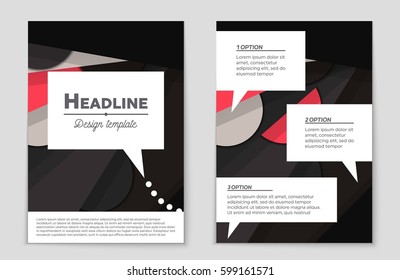 Abstract vector layout background set. For art template design, list, front page, mockup brochure theme style, banner, idea, cover, booklet, print, flyer, book, blank, card, ad, sign, sheet,, a4.