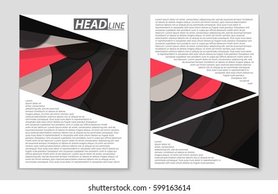 Abstract vector layout background set. For art template design, list, front page, mockup brochure theme style, banner, idea, cover, booklet, print, flyer, book, blank, card, ad, sign, sheet,, a4.