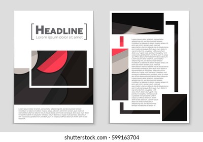 Abstract vector layout background set. For art template design, list, front page, mockup brochure theme style, banner, idea, cover, booklet, print, flyer, book, blank, card, ad, sign, sheet,, a4.