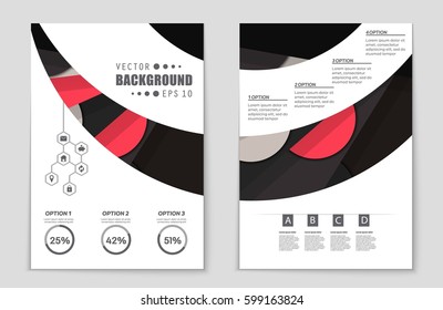 Abstract vector layout background set. For art template design, list, front page, mockup brochure theme style, banner, idea, cover, booklet, print, flyer, book, blank, card, ad, sign, sheet,, a4.
