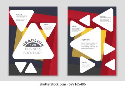 Abstract vector layout background set. For art template design, list, front page, mockup brochure theme style, banner, idea, cover, booklet, print, flyer, book, blank, card, ad, sign, sheet,, a4.