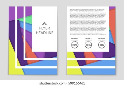 Abstract vector layout background set. For art template design, list, front page, mockup brochure theme style, banner, idea, cover, booklet, print, flyer, book, blank, card, ad, sign, sheet,, a4.