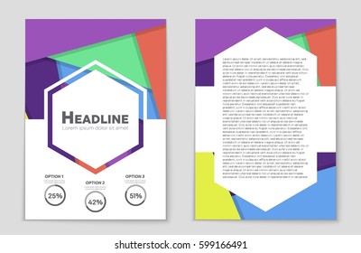 Abstract vector layout background set. For art template design, list, front page, mockup brochure theme style, banner, idea, cover, booklet, print, flyer, book, blank, card, ad, sign, sheet,, a4.