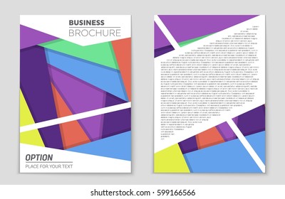 Abstract vector layout background set. For art template design, list, front page, mockup brochure theme style, banner, idea, cover, booklet, print, flyer, book, blank, card, ad, sign, sheet,, a4.