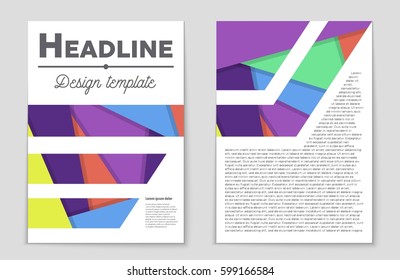 Abstract vector layout background set. For art template design, list, front page, mockup brochure theme style, banner, idea, cover, booklet, print, flyer, book, blank, card, ad, sign, sheet,, a4.