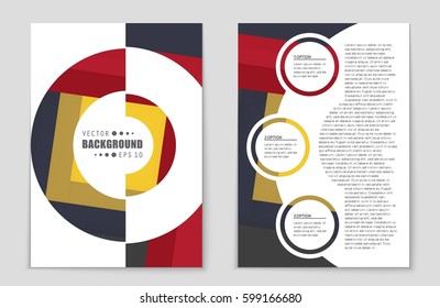 Abstract vector layout background set. For art template design, list, front page, mockup brochure theme style, banner, idea, cover, booklet, print, flyer, book, blank, card, ad, sign, sheet,, a4.