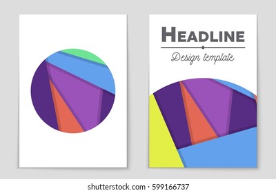 Abstract vector layout background set. For art template design, list, front page, mockup brochure theme style, banner, idea, cover, booklet, print, flyer, book, blank, card, ad, sign, sheet,, a4.
