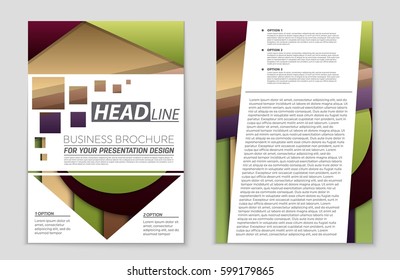 Abstract vector layout background set. For art template design, list, front page, mockup brochure theme style, banner, idea, cover, booklet, print, flyer, book, blank, card, ad, sign, sheet,, a4.