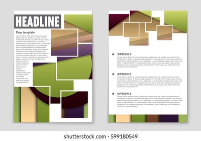 Abstract vector layout background set. For art template design, list, front page, mockup brochure theme style, banner, idea, cover, booklet, print, flyer, book, blank, card, ad, sign, sheet,, a4.