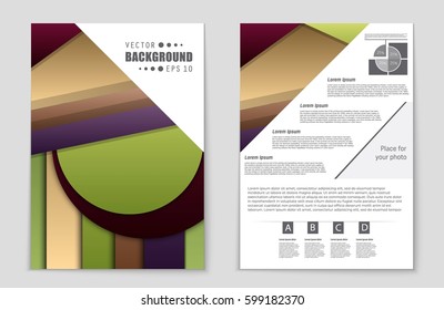 Abstract vector layout background set. For art template design, list, front page, mockup brochure theme style, banner, idea, cover, booklet, print, flyer, book, blank, card, ad, sign, sheet,, a4.