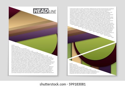 Abstract vector layout background set. For art template design, list, front page, mockup brochure theme style, banner, idea, cover, booklet, print, flyer, book, blank, card, ad, sign, sheet,, a4.
