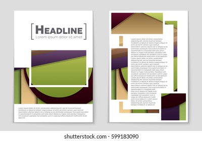Abstract vector layout background set. For art template design, list, front page, mockup brochure theme style, banner, idea, cover, booklet, print, flyer, book, blank, card, ad, sign, sheet,, a4.