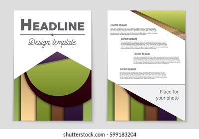 Abstract vector layout background set. For art template design, list, front page, mockup brochure theme style, banner, idea, cover, booklet, print, flyer, book, blank, card, ad, sign, sheet,, a4.