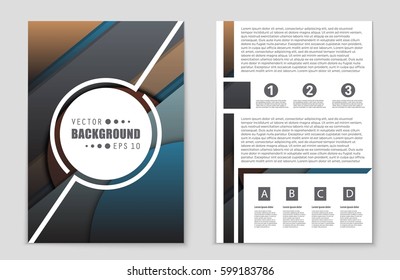 Abstract vector layout background set. For art template design, list, front page, mockup brochure theme style, banner, idea, cover, booklet, print, flyer, book, blank, card, ad, sign, sheet,, a4.