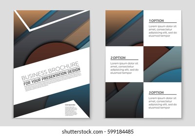 Abstract vector layout background set. For art template design, list, front page, mockup brochure theme style, banner, idea, cover, booklet, print, flyer, book, blank, card, ad, sign, sheet,, a4.